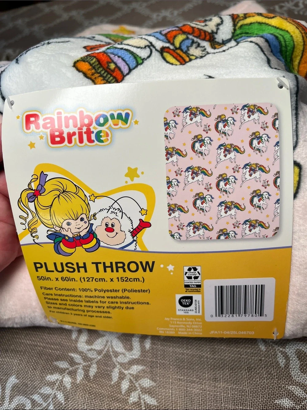 Rainbow Brite super soft